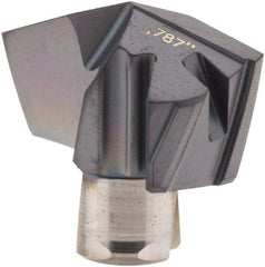 Iscar - Series ICP-2M, 0.787" Diam Grade IC908 140° Replaceable Drill Tip - Carbide, TiAlN Finish, 20 Seat Size, Through Coolant - Eagle Tool & Supply