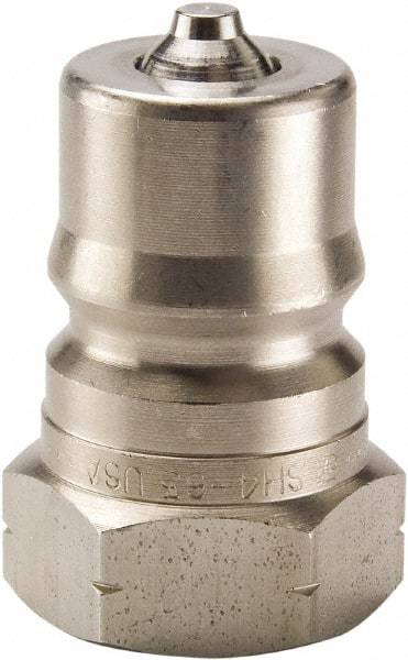Parker - 3/4-16 SAE ORB 303 Stainless Steel Hydraulic Hose Female Straight Thread Nipple - 1,500 psi, 6 GPM, Series 60 - Eagle Tool & Supply