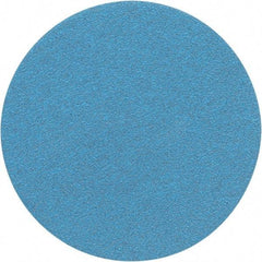 Porter-Cable - 5" Diam, 60 Grit Zirconia Alumina Adhesive PSA Disc - Medium Grade, Tan, C Weighted Backing, Flexible, 13,000 Max RPM - Eagle Tool & Supply