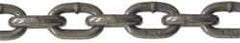 CM - 1/4" Welded High Test Chain - 2,600 Lb Capacity, Grade 43, 800' Long, Carbon Steel, Hot-Dipped Galvanized Finish - Eagle Tool & Supply
