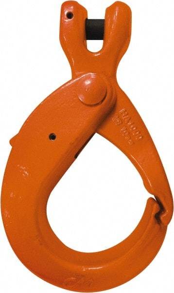 CM - 9/32 Inch Chain Diameter, Grade 100 Clevis Hook - 4,300 Lbs. Load Capacity, 0.35 Inch Inside Diameter, 0.36 Inch Pin Diameter, 1.64 Inch Hook Throat, 5.74 Inch Overall Length, 3.77 Inch Hook Width - Eagle Tool & Supply