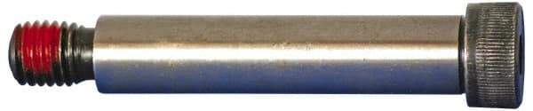 Value Collection - 3/8" Shoulder Diam x 4" Shoulder Length, 5/16-18 UNC, Hex Socket Shoulder Screw - 4140 Alloy Steel with Nylon Locking Patch, 1/4" Head Height x 9/16" Head Diam - Eagle Tool & Supply