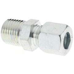 Parker - Metal Flareless Bite Type Tube Fittings Outside Diameter (mm): 8 Fitting Type: Male Connector - Eagle Tool & Supply