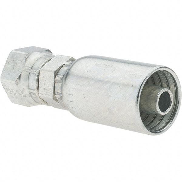 Parker - 11/16-16 Seal-Lok Steel Hydraulic Hose Swivel - -6 Hose Size, 3/8" Hose Diam - Eagle Tool & Supply