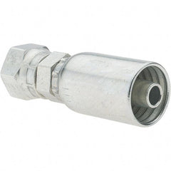 Parker - 11/16-16 Seal-Lok Steel Hydraulic Hose Swivel - -6 Hose Size, 3/8" Hose Diam - Eagle Tool & Supply