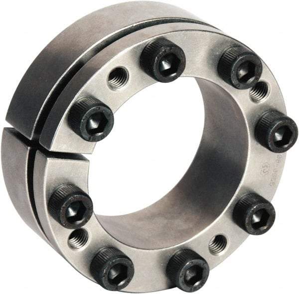 Climax Metal Products - M4 Thread, 15mm Bore Diam, 32mm OD, Shaft Locking Device - 4 Screws, 2,191 Lb Axial Load, 1.26" OAW, 0.551" Thrust Ring Width, 54 Ft/Lb Max Torque - Eagle Tool & Supply