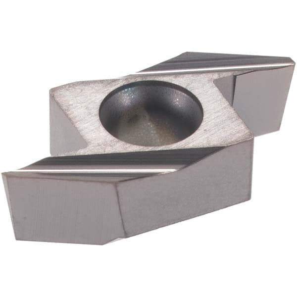 Kyocera - ABS15 Grade PR1225 Carbide Turning Insert - Megacoat Finish, Parallelogram, 5/32" Thick, 0.0508mm Corner Radius - Eagle Tool & Supply