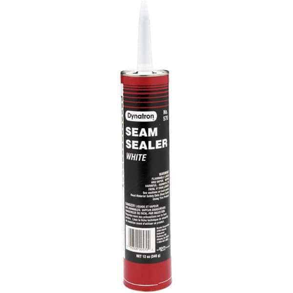 3M - 12 oz Cartridge White Elastic Sealer Seam Sealant - 570 12OZ WHT CARTRIDGE DYNATRON AUTO SEALR CAULK - Eagle Tool & Supply