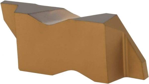 Iscar - 3062ING Grade IC808, 1.57mm Cutting Width Carbide Grooving Insert - 2.39mm Max Depth of Cut, Left Hand, 0.18mm Corner Radius, TiAlN/AlTiN/TiN Finish - Eagle Tool & Supply