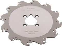 Iscar - Arbor Hole Connection, 0.118" Cutting Width, 2.05" Depth of Cut, 0.098" Cutter Diam, 1-1/4" Hole Diam, 8 Tooth Indexable Slotting Cutter - TGSF Toolholder, TAG N3 Insert - Eagle Tool & Supply