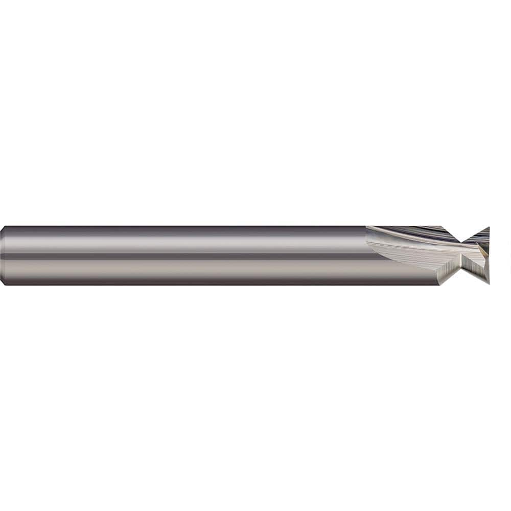 Harvey Tool - 40° 1/2" Cut Diam, 5/16" Cut Width, Solid Carbide Dovetail Cutter - Exact Industrial Supply