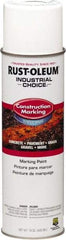 Rust-Oleum - 15 fl oz White Marking Paint - Water-Based Formula - Eagle Tool & Supply