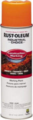 Rust-Oleum - 15 fl oz Orange Marking Paint - Water-Based Formula - Eagle Tool & Supply