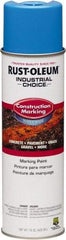 Rust-Oleum - 15 fl oz Blue Marking Paint - Water-Based Formula - Eagle Tool & Supply