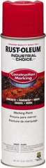 Rust-Oleum - 15 fl oz Red Marking Paint - Water-Based Formula - Eagle Tool & Supply