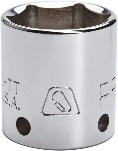 Proto - 5/16", 3/8" Drive, Standard Hand Socket - 12 Points, 1-3/32" OAL, Steel, Chrome Finish - Eagle Tool & Supply