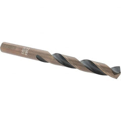 Import - 23/64" High Speed Steel, 135° Point, Round with Flats Shank Maintenance Drill Bit - Eagle Tool & Supply