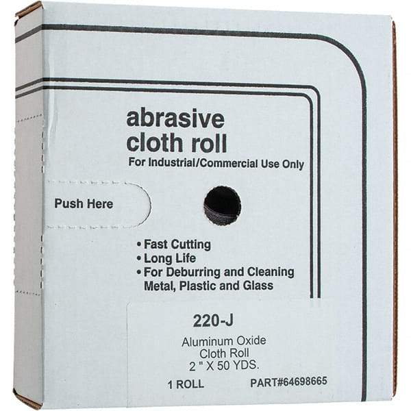 Value Collection - Shop Rolls   Abrasive Material: Aluminum Oxide    Roll Width (Inch): 2 - Eagle Tool & Supply