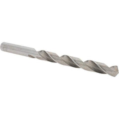 Import - 23/64" 118° High Speed Steel Jobber Drill - Bright Finish, Right Hand Cut, Spiral Flute, Straight Shank, 4-7/8" OAL, Standard Point - Eagle Tool & Supply
