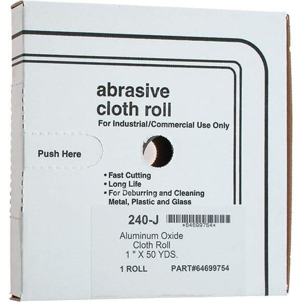 Value Collection - Shop Rolls   Abrasive Material: Aluminum Oxide    Roll Width (Inch): 1 - Eagle Tool & Supply