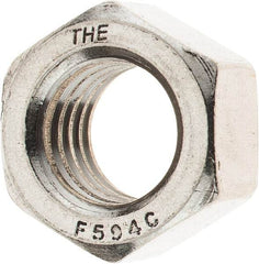 Value Collection - 5/8-11 UNC Stainless Steel Right Hand Hex Nut - 15/16" Across Flats, 35/64" High, Uncoated - Eagle Tool & Supply