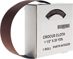 Value Collection - Shop Rolls   Abrasive Material: Crocus    Roll Width (Inch): 1-1/2 - Eagle Tool & Supply