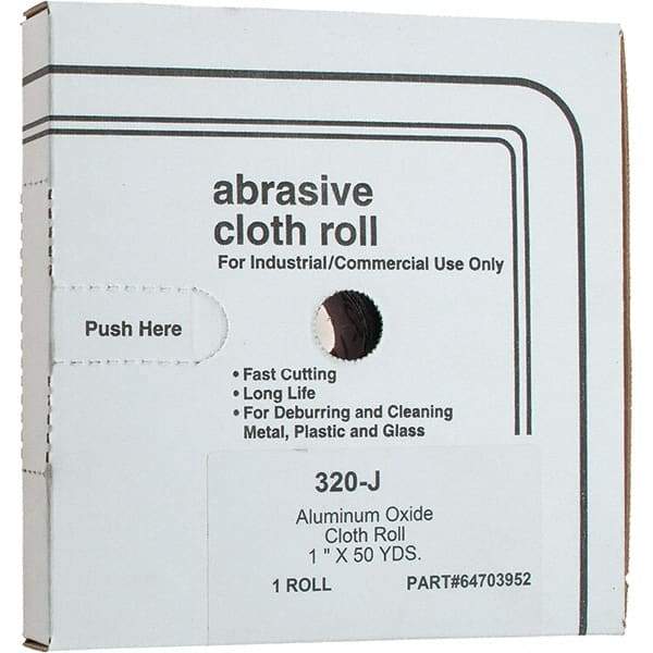 Value Collection - Shop Rolls   Abrasive Material: Aluminum Oxide    Roll Width (Inch): 1 - Eagle Tool & Supply