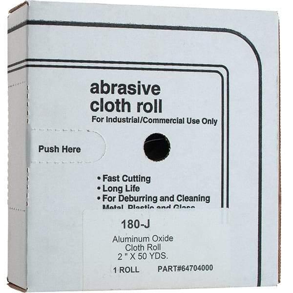 Value Collection - Shop Rolls   Abrasive Material: Aluminum Oxide    Roll Width (Inch): 2 - Eagle Tool & Supply