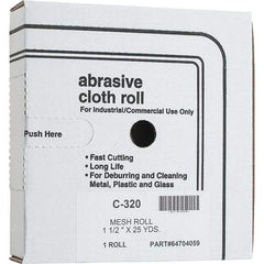 Made in USA - Shop Rolls   Abrasive Material: Silicon Carbide    Roll Width (Inch): 1-1/2 - Eagle Tool & Supply