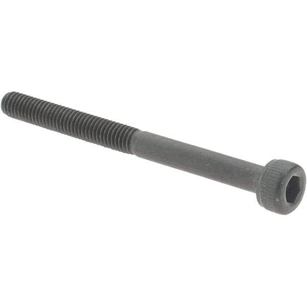 Value Collection - M3x0.50 Metric Coarse Hex Socket Drive, Socket Cap Screw - Grade 12.9 Alloy Steel, Black Oxide Finish, Partially Threaded, 35mm Length Under Head - Eagle Tool & Supply