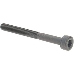 Value Collection - M3x0.50 Metric Coarse Hex Socket Drive, Socket Cap Screw - Grade 12.9 Alloy Steel, Black Oxide Finish, Partially Threaded, 30mm Length Under Head - Eagle Tool & Supply