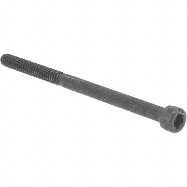 Value Collection - #10-24 UNC Hex Socket Drive, Socket Cap Screw - Alloy Steel, Black Oxide Finish, Partially Threaded, 3" Length Under Head - Eagle Tool & Supply