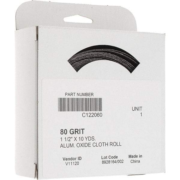 Value Collection - Shop Rolls   Abrasive Material: Aluminum Oxide    Roll Width (Inch): 1-1/2 - Eagle Tool & Supply