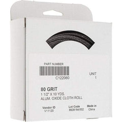 Value Collection - Shop Rolls   Abrasive Material: Aluminum Oxide    Roll Width (Inch): 1-1/2 - Eagle Tool & Supply