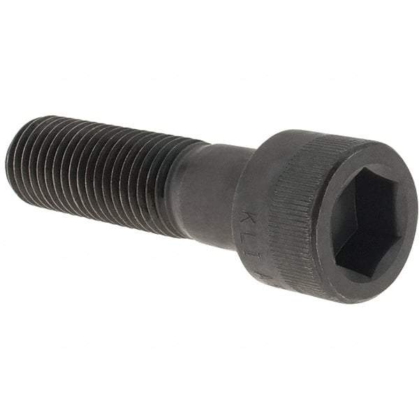Made in USA - 7/8-9 UNC Hex Socket Drive, Socket Cap Screw - Alloy Steel, Black Oxide Finish, Fully Threaded, 3-1/4" Length Under Head - Eagle Tool & Supply