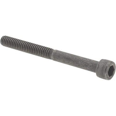 Value Collection - #8-32 UNC Hex Socket Drive, Socket Cap Screw - Alloy Steel, Black Oxide Finish, Partially Threaded, 1-3/4" Length Under Head - Eagle Tool & Supply
