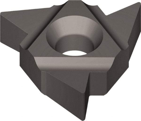 Vargus - 5UIR Internal Right Hand 3 American Buttress Laydown Threading Insert - Grade VTX, TiAlN Coated Carbide, 15.88mm Inscribed Circle - Eagle Tool & Supply