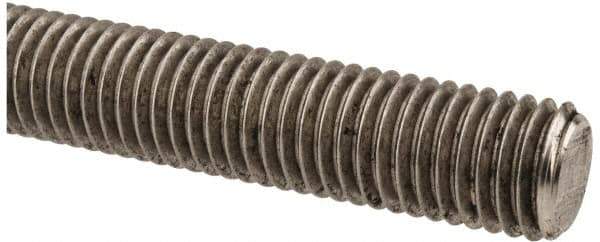 Made in USA - 5/8-11 UNC (Coarse), 3' Long, Stainless Steel Threaded Rod - Right Hand Thread - Eagle Tool & Supply
