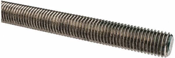 Made in USA - 3/4-10 UNC (Coarse), 3' Long, Stainless Steel Threaded Rod - Right Hand Thread - Eagle Tool & Supply