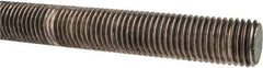 Made in USA - 7/8-9 UNC (Coarse), 3' Long, Stainless Steel Threaded Rod - Right Hand Thread - Eagle Tool & Supply