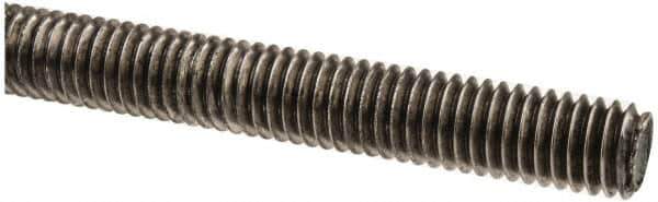 Made in USA - 3/8-16 UNC (Coarse), 6' Long, Stainless Steel Threaded Rod - Right Hand Thread - Eagle Tool & Supply