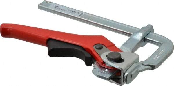 Bessey - 2-3/8" Deep Throat, 4" Max Capacity, Standard Sliding Arm Clamp - 400 Lb Clamping Pressure - Eagle Tool & Supply