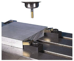 Mitee-Bite 1.94" OAL, 3/4" T slot, 17,792.89 N Holding Force, Steel, T Slot Toe Clamp 0.62" Body Height, 1" Jaw Wide x 0.38" Jaw Height, 1" Overall Height, 1.12" Wide - Eagle Tool & Supply