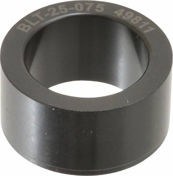 Jergens - 1.3772" OD, 3/4" Plate Thickness, Secondary Ball Lock, Modular Fixturing Liner - 25mm ID, -0.0004, 0.0000" Tolerance - Eagle Tool & Supply