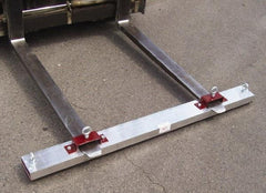 Shields Magnetics - 48" Long Fork Lift Magnetic Sweeper - 5" Wide x 2" High - Eagle Tool & Supply