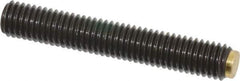 J.W. Winco - M8x1.25 Metric Coarse, 50mm Length of Thread, Soft Tip Point Set Screw - Grade 5.8 Steel, 4mm Key - Eagle Tool & Supply