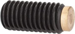 J.W. Winco - M10x1.50 Metric Coarse, 20mm Length of Thread, Soft Tip Point Set Screw - Grade 5.8 Steel, 5mm Key - Eagle Tool & Supply