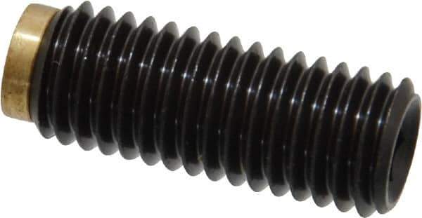 J.W. Winco - M10x1.50 Metric Coarse, 25mm Length of Thread, Soft Tip Point Set Screw - Grade 5.8 Steel, 5mm Key - Eagle Tool & Supply