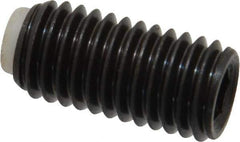 J.W. Winco - M10x1.50 Metric Coarse, 20mm Length of Thread, Soft Tip Point Set Screw - Grade 5.8 Steel, 5mm Key - Eagle Tool & Supply