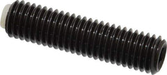 J.W. Winco - M10x1.50 Metric Coarse, 40mm Length of Thread, Soft Tip Point Set Screw - Grade 5.8 Steel, 5mm Key - Eagle Tool & Supply